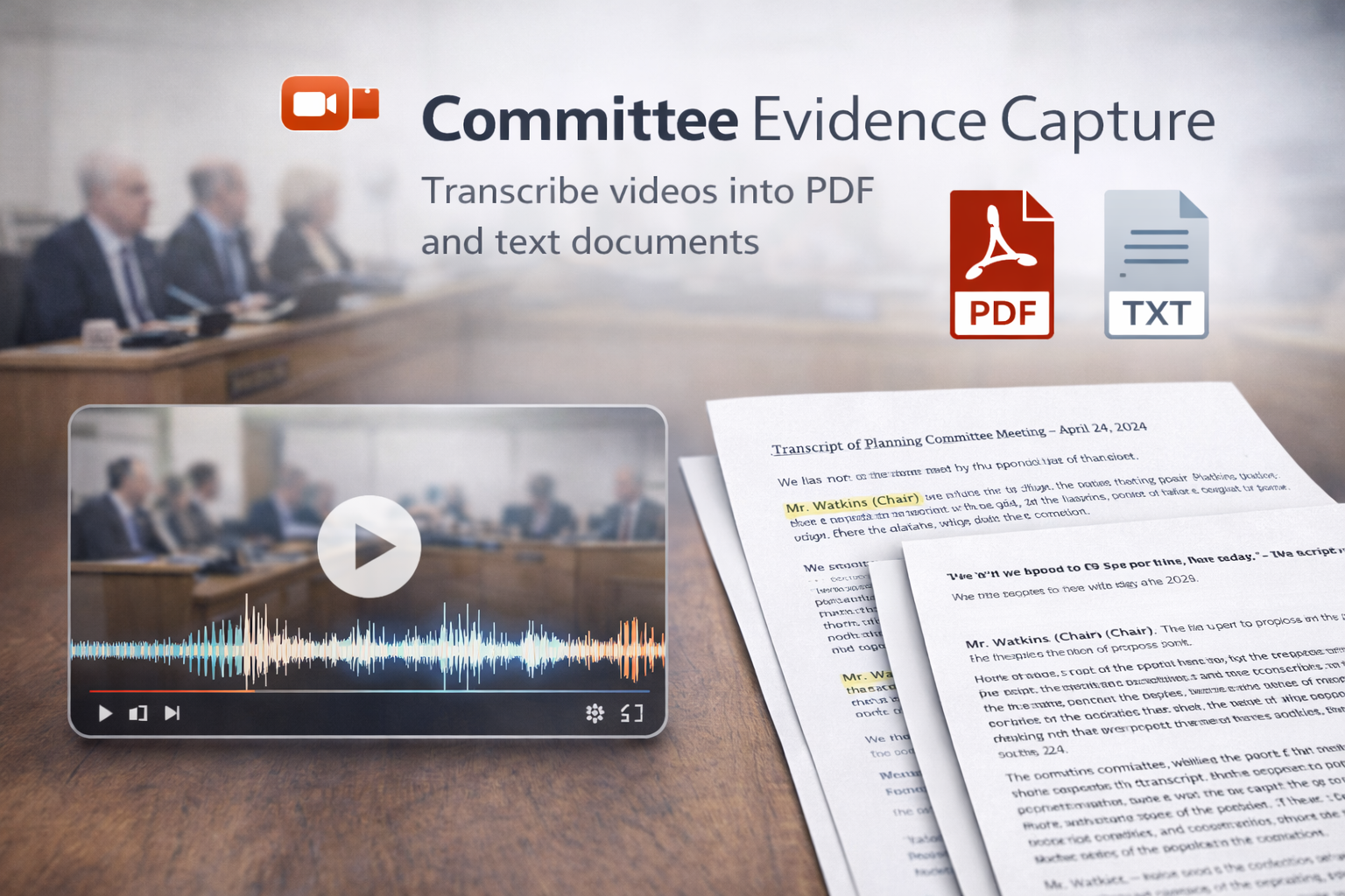 Committee Evidence Capture